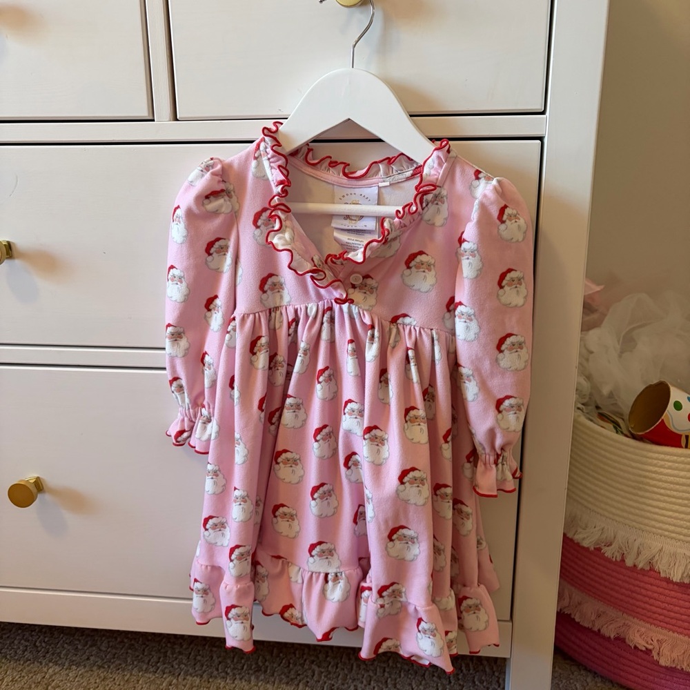 Pink Santa Butterknit Play Dress by Swoon Baby Size 2T